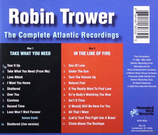 Robin Trower: Complete Atlantic Recordings [2CD]
