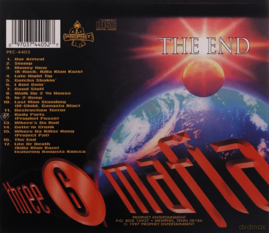 Three 6 Mafia: Da End [CD]