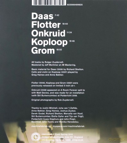 Machinefabriek: Daas [CD]