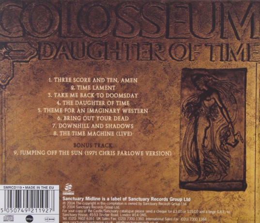 Colosseum: Daughter Of Time [CD]