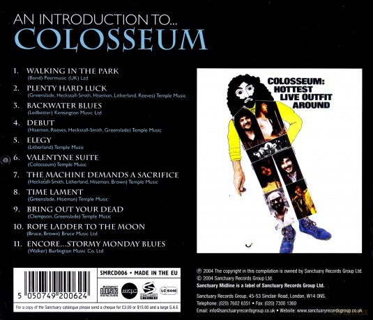 Colosseum: Introduction To Colosseum [CD]