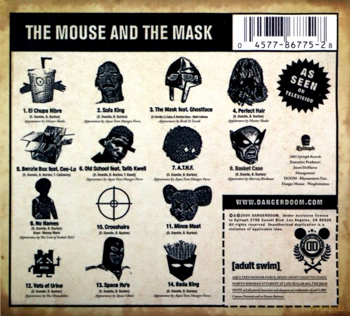 Dangerdoom: Dangerdoom - Mouse And The Mask [CD]