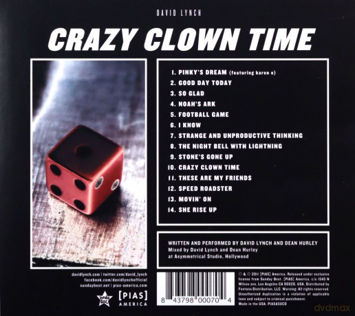 David Lynch-Crazy Clown Time [CD]
