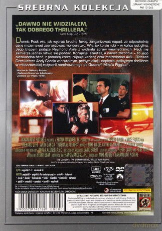Sprawy wewnętrzne (srebrna kolekcja) [DVD]