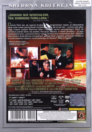 Sprawy wewnętrzne (srebrna kolekcja) [DVD]