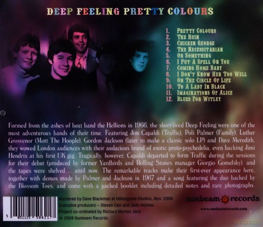 Deep Feeling: Deep Feeling - Pretty Colours [CD]