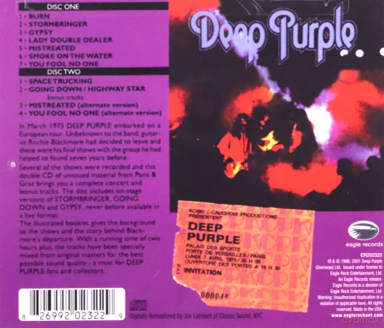 Deep Purple-Mk IIi: Final Concerts [2CD]