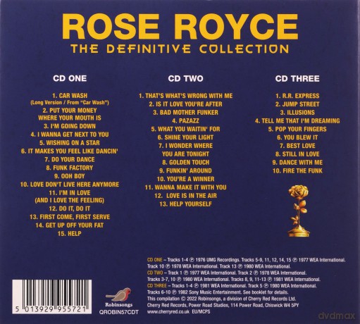 Rose Royce: Definitive Collection The [3CD]