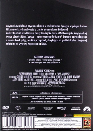 Wojna i Pokój (Legendy Hollywood) [DVD]