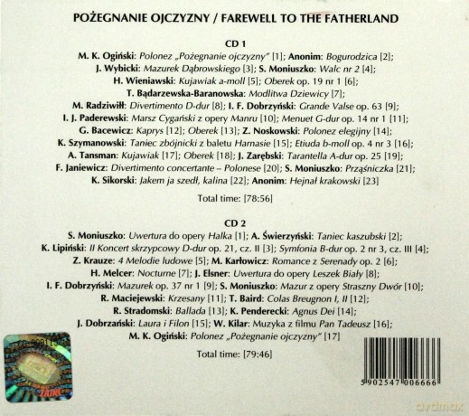Pożegnanie Ojczyzny (BOX) [2CD]