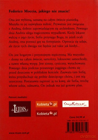 Mężczyzna, którego nie można pokochać - Federico Moccia [KSIĄŻKA]