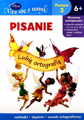 Disney Ucz się z nami Wróżki Pisanie [KSIĄŻKA]