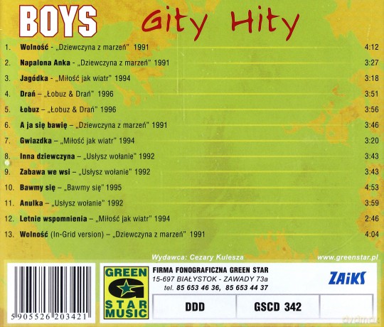 Boys: Gity Hity [CD]