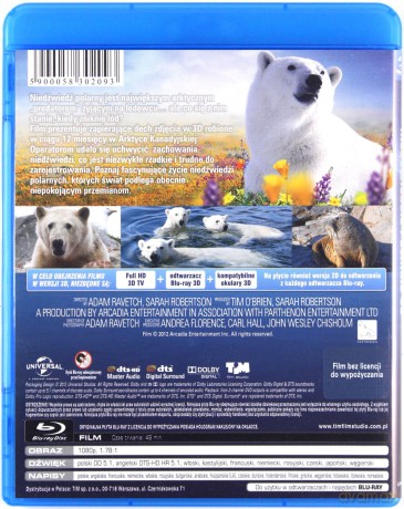 Niedźwiedzie polarne 3D (Polar bears 3D) [Blu-Ray 3D]