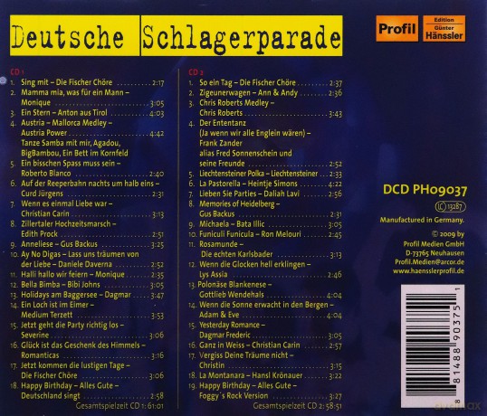 Deutsche Schlagerparade [2CD]