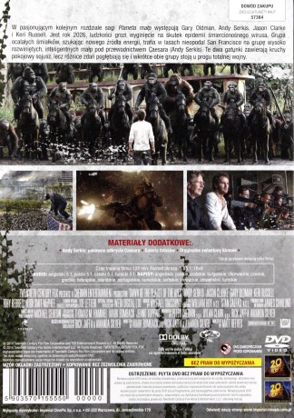 Ewolucja Planety Małp [DVD]