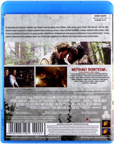 Ewolucja Planety Małp [Blu-Ray]