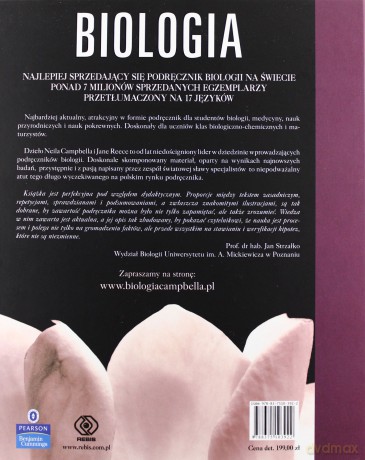 Biologia - Neil Campbell, Jane Reece [KSIĄŻKA]