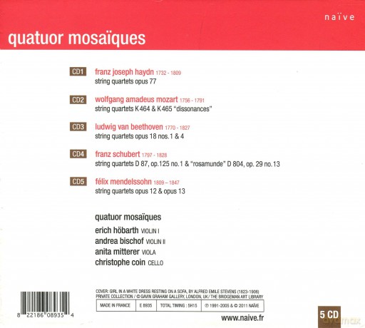 Quatuor Mosaiques: Quatuor Mosaiques - The Essentials [5CD]