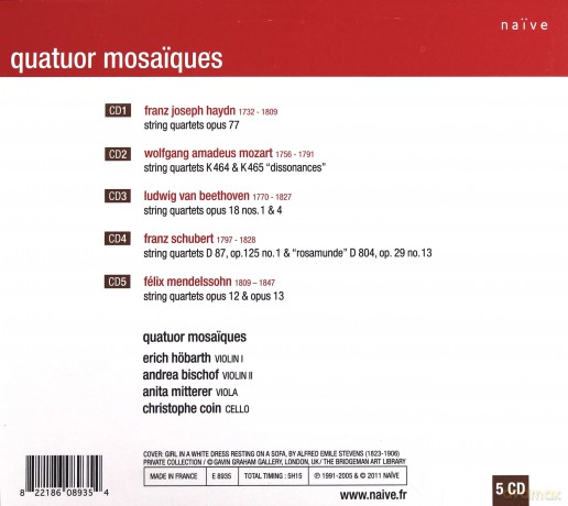 Quatuor Mosaiques: Quatuor Mosaiques - The Essentials [5CD]