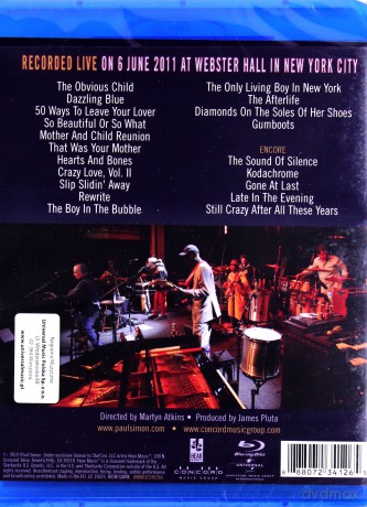Paul Simon: Live In New York City [Blu-Ray]