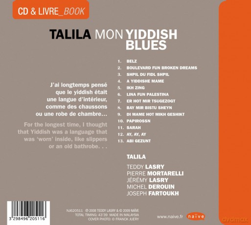 Talila: Mon Yiddish Blues [CD]