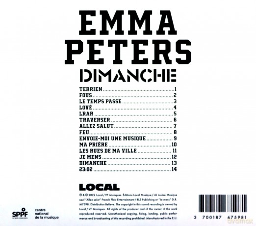 Emma Peters: Dimanche [CD]
