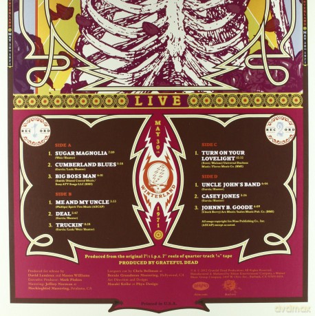 Grateful Dead: Live At Winterland (5/30/1997) [2xWINYL]