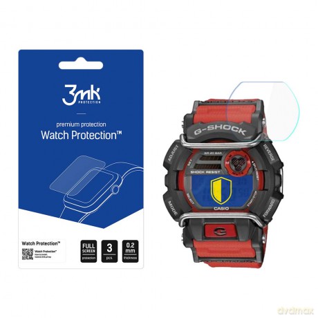 Casio G-Shock GD400-4 - 3mk Watch Protection v. FlexibleGlass Lite szkło hybrydowe