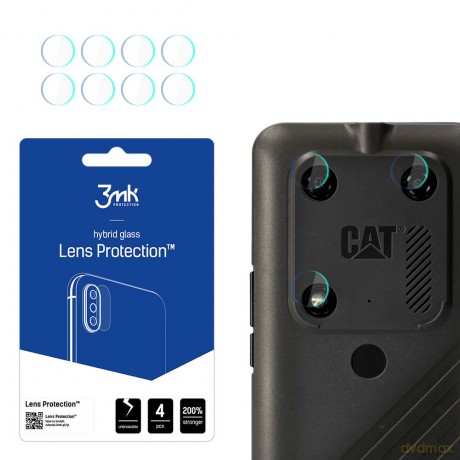 CAT S53 - 3mk Lens Protection szkło hybrydowe
