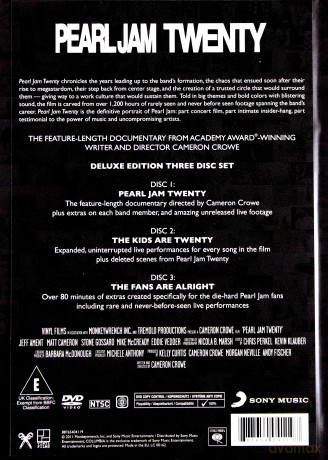 Pearl Jam: Twenty (digibook) [3DVD]