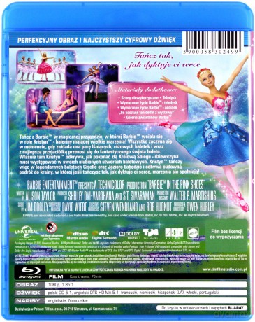 Barbie i magiczne baletki [Blu-Ray]