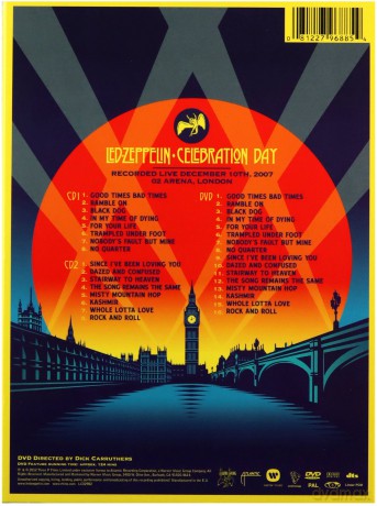 Led Zeppelin: Celebration Day (digipack) [DVD]+[2CD]