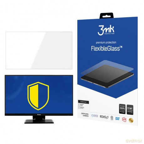 Szkło Hybrydowe do iiYama PROLITE T2454MSC-B1AG - 3mk FlexibleGlass 25'' szkło hybrydowe