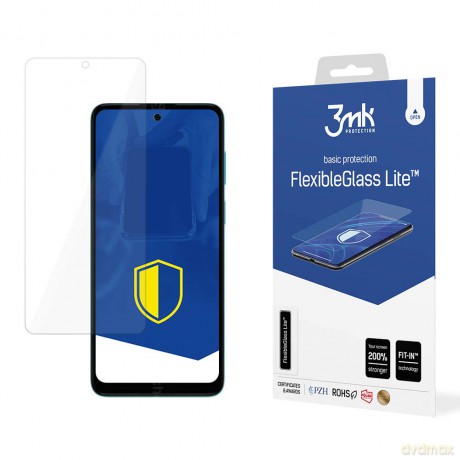 Motorola Moto E22s - 3mk FlexibleGlass Lite szkło hybrydowe