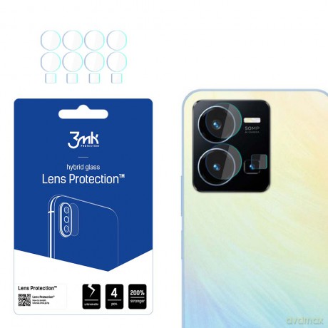 Vivo Y22s - 3mk Lens Protection szkło hybrydowe