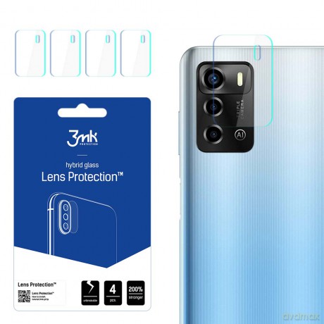 ZTE Blade A72 4G - 3mk Lens Protection szkło hybrydowe