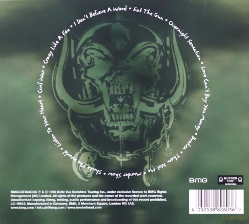 Motorhead: Overnight Sensation (digipack) [CD]
