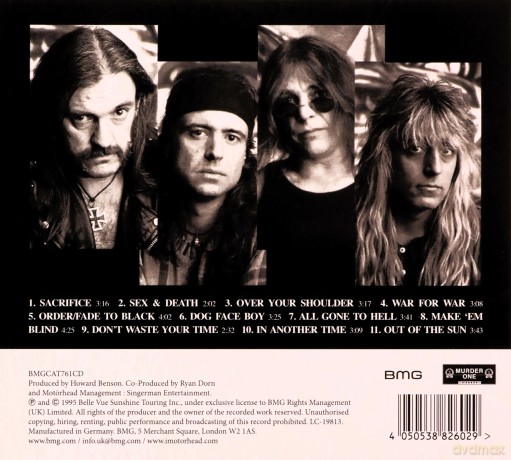 Motorhead: Sacrifice [CD]