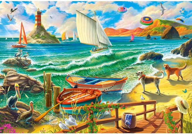 CASTORLAND 1000 el. Weekend nad morzem C-104895 [PUZZLE]