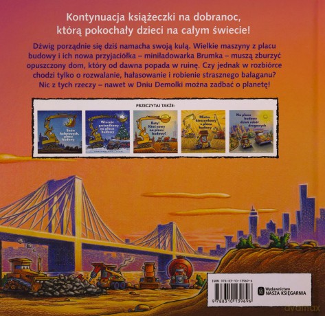Dzień rozbiórkowy na placu budowy - Sherri Duskey Rinker [KSIĄŻKA]