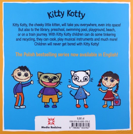 Kitty Kotty at the Beach. Kicia Kocia - Anita Głowińska [KSIĄŻKA]