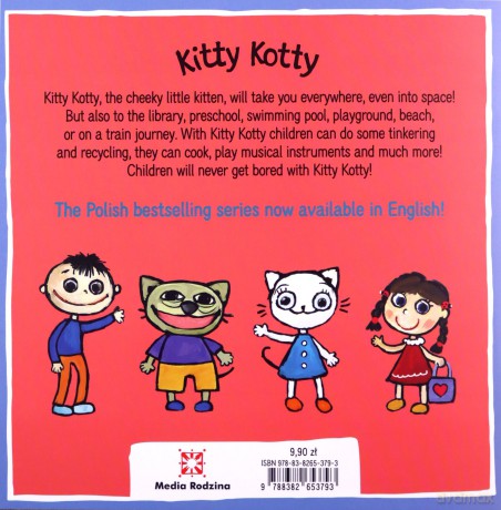 Kitty Kotty at the Kindergarten. Kicia Kocia - Anita Głowińska [KSIĄŻKA]