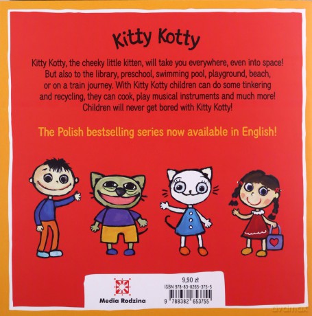 Kitty Kotty works with Grandpa. Kicia Kocia - Anita Głowińska [KSIĄŻKA]