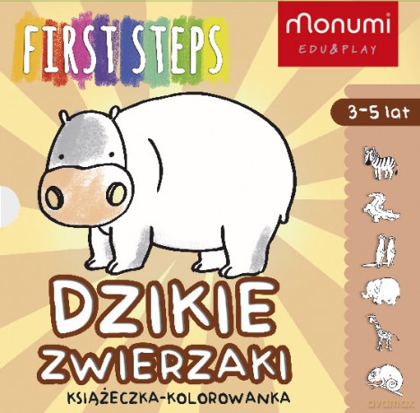 Książeczki harmonijki Dzikie zwierzaki