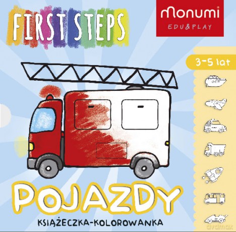 Książeczki harmonijki Pojazdy