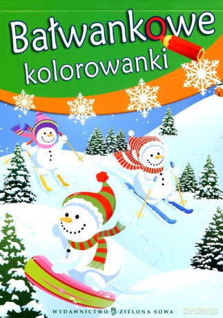 Bałwankowe kolorowanki [KSIĄŻKA]