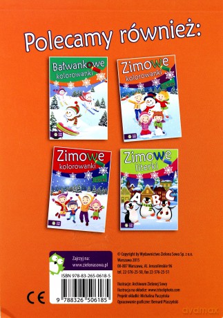 Zimowe kolorowanki [KSIĄŻKA]