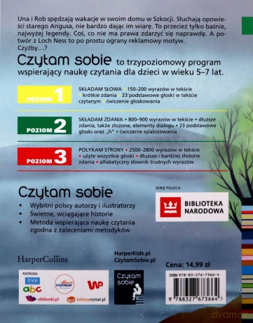 Na tropie potwora z Loch Ness. Czytam sobie. Poziom 2 - Zofia Stanecka [KSIĄŻKA]
