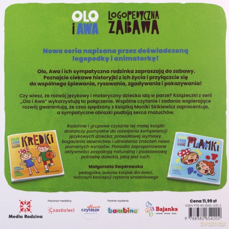 Piłki. Logopedyczna zabawa. Olo i Awa - Monika Skikiewicz [KSIĄŻKA]